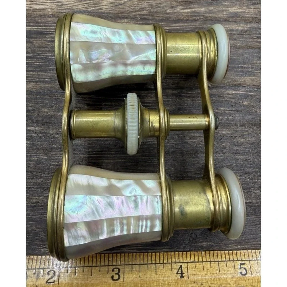 Vintage Mother of Pearl Opera Glasses Lemaire FI Paris - 3.5